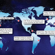 A CIA-generated map highlights potential hot spots of romantic activity from around the globe.